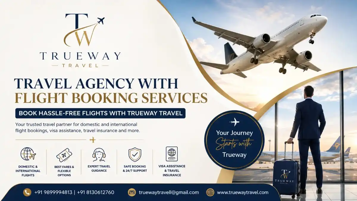 Travel Agency with Flight Booking Services – Book Hassle-Free Flights with Trueway Travel